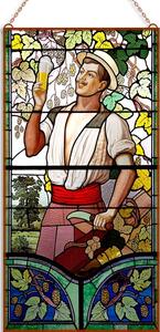 Jacques Grüber - Musee de la biere üvegkép, falikép