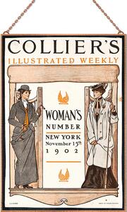 Edward Penfield-Collier&#039;s üvegkép, falikép