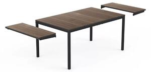 Keter Porto 160–240 kihúzható kerti asztal, walnut / grafit