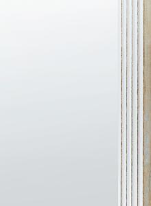 Törtfehér fa falitükör 56 x 130 cm BRIANT