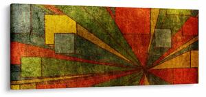 A geometriai absztrakció képe (120x50 cm)