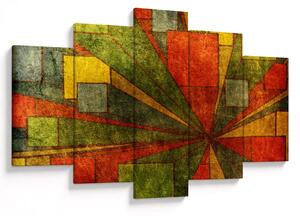 A geometriai absztrakció képe (150x105 cm)