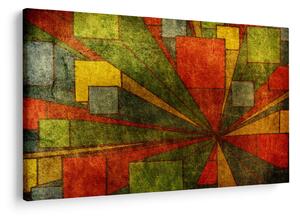A geometriai absztrakció képe (90x60 cm)