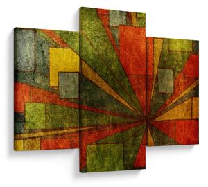 A geometriai absztrakció képe (90x60 cm)