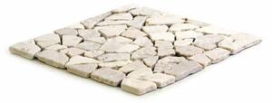 DIVERO Mozaik burkolat 1db márvány, fehér