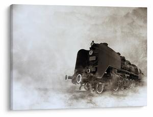 Kép - Vonat a ködben (70x50 cm)