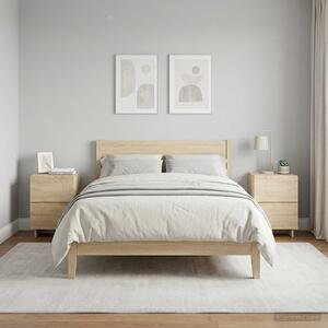 VidaXL Éjjeliszekrény 2 db Sonoma Tölgy 33,5 x 34,5 x 50 cm Szerelt Fa