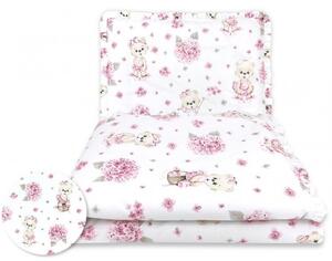 Baby Shop ágynemű huzat 100*135 cm - Balerina maci rózsaszín