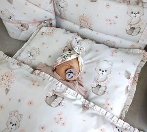 Baby Shop ágynemű huzat 100*135 cm - Balerina maci púder rózsaszín