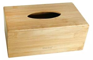 Kinghoff zsebkendőtartó doboz - bambuszfa (KH-1690)