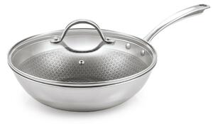 SteelCRAFT wok fedővel ø 28 cm