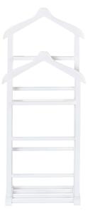 Hanah Home Valet Stand White Beta Double - White