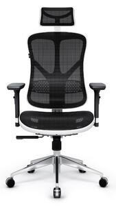 DIABLO V-BASIC ergonomikus irodai szék: Fehér-fekete Diablochairs