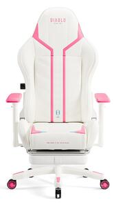 Diablo X-Ray 2.0 gamer szék Átlagos méret: fehér-rózsaszín