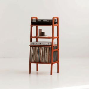 Hanah Home Lemezlejátszó Állvány Piros CPT4848-50
