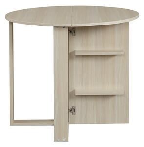 Hanah Home Folding Table Oak Middle - Oak