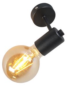 Ipari fali lámpa fekete - Facil 1