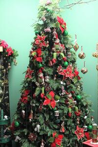 Zöld 3D+2D mű karácsonyfa 180cm