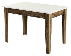 Hanah Home Kitchen Table Walnut Cream Kiev 508 - Walnut, Cream