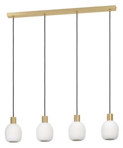 LED lámpa , függeszték , mennyezeti , 4 x E27 foglalat , fehér , EGLO , MANZANARES , 900306