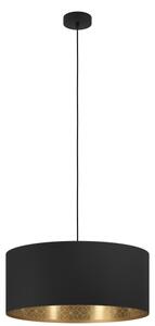 LED lámpa , függeszték , mennyezeti , E27 foglalat , 53 cm , fekete , EGLO , ZARAGOZA , 900146