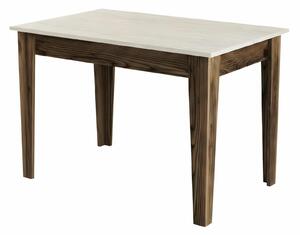 Hanah Home Kitchen Table Walnut Travertine Kiev 895 - Walnut, Travertine