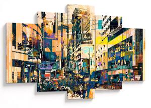 Kép - Festett absztrakció (150x105 cm)