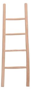 Létra formájú törölközőtartó, boho, Ladder, Pako World, natúr, 45x6x150 cm