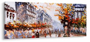 Kép - Városi élet (120x50 cm)