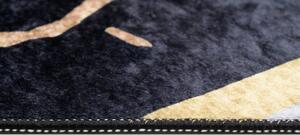 TOSCANA Modern sötét színű szőnyeg Szélesség: 80 cm | Hossz: 150 cm