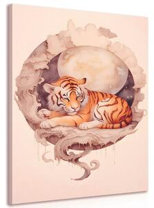 Kép álmodozó tigris