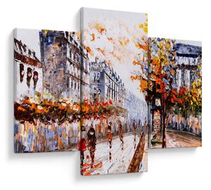 Kép - Városi élet (90x60 cm)