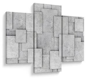 Kép - Betoncsempék absztrakciója (90x60 cm)