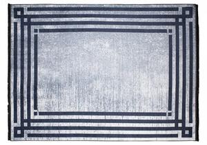 TOSCANA Modern szürke szőnyeg geometrikus mintával Szélesség: 80 cm | Hossz: 150 cm