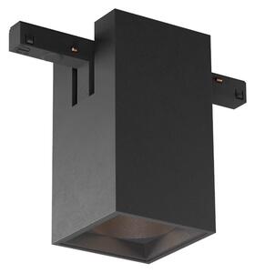 XTEN négyzetes mennyezeti LED lámpa, fekete, 10 W, 5,5 cm, 3000 K