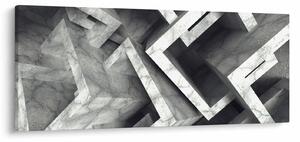 Absztrakt kép kocka (120x50 cm)