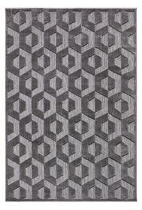 Antracitszürke szőnyeg 67x120 cm Iconic Hexa – Hanse Home