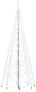 Hideg fehér 1400 LED-es karácsonyfa fémoszloppal 5 m (328634)