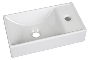 Fehér kerámia mosdókagyló 40x22 cm Vedea – STOLKAR