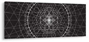 Kép - Óra absztrakciója (120x50 cm)
