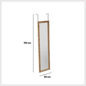 DOOR függő bambusz tükör az ajtóra 30x110 cm