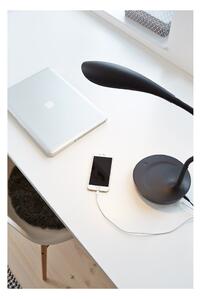 Swan fekete asztali lámpa USB csatlakozóval - Markslöjd