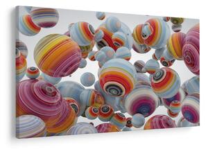 Festett gömbök képe (90x60 cm)