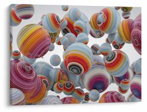 Festett gömbök képe (70x50 cm)