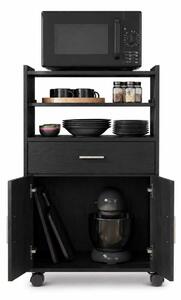 Hanah Home Kitchen Cabinet Black Vario - Black