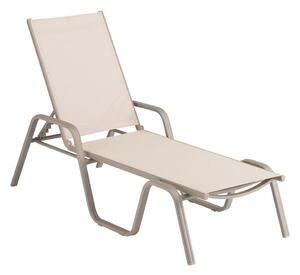 KETTLER BASIC PLUS alumínium napozóágy – taupe / bézs