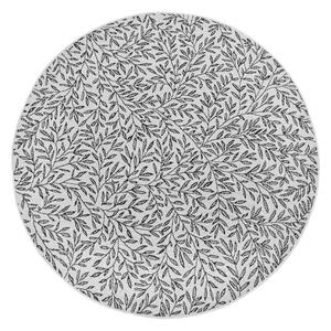 Fekete-fehér kerek szőnyeg ø 160 cm Twig – Hanse Home