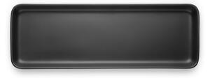 Nordic fekete agyagkerámia szervírozó tányér, 37 x 13 cm - Eva Solo