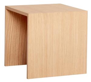 Less tölgyfa tárolóasztal, 40 x 40 cm - Hübsch