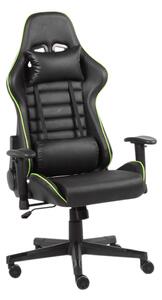 Gamer szék több színben - pro-fekete-zöld